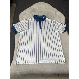 William Murray Golf Mens XXL Chicago Cubs This is the Year Polo Shirt Striped